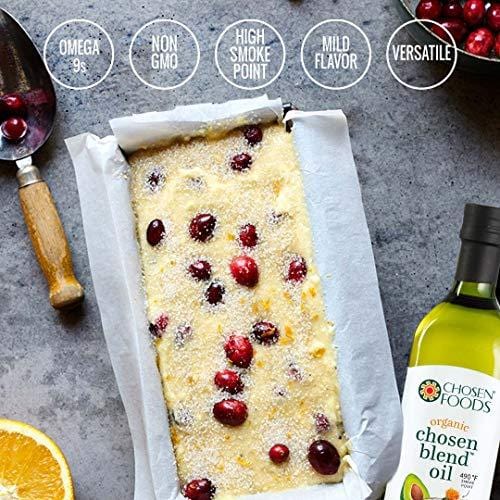Chosen Foods Organic Chosen Blend Oil 25.4 oz., Non-GMO, High-Heat Frying, Baking, Cooking, 490° F Smoke Point