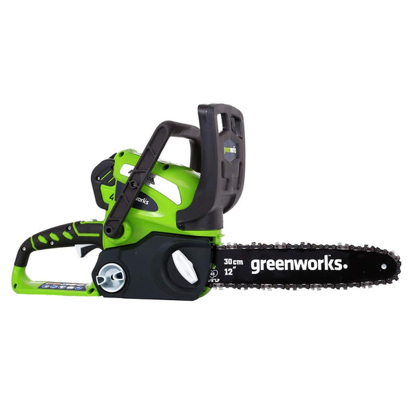 Greenworks 12-Inch 40V Cordless Chainsaw, 2.0 AH Battery Included 20262