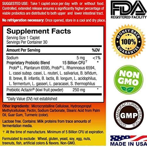 Best Probiotics for Women Men & Teens. Lactobacillus Rhamnosus, Plantarum, Gasseri & Reuteri. 15 Strains, 15 Billion. IBS, Gas and Bloating Relief. Digestive Support, Immune System Booster.