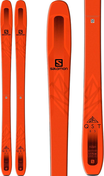 SALOMON QST 85 Skis Orange/Black Mens Sz 169cm