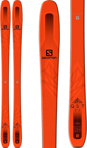 SALOMON QST 85 Skis Orange/Black Mens Sz 169cm