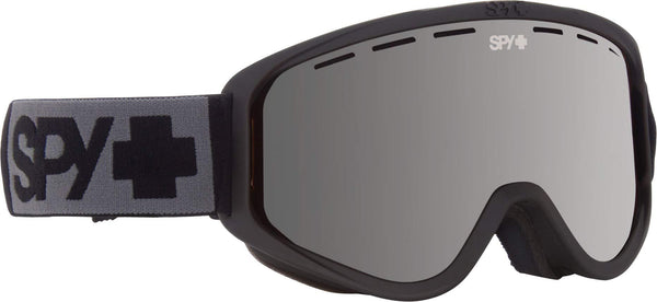 Spy Optic Woot Snow Goggles, One Size (Matte Black Frame/Silver Mirror + Persimmon Lens)