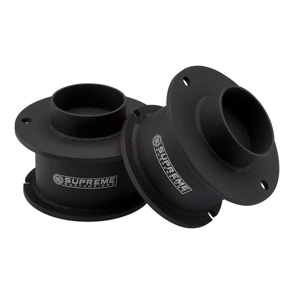 Supreme Suspensions - Front Leveling Kit for Ram 2500 3500 4WD Front 3" Lift Kit High-Strength Carbon Steel Spring Spacers + Shock Relocation Brackets