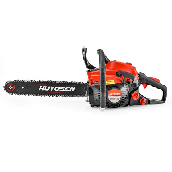 HUYOSEN Gas Power Chain Saws Corded 40.1CC 2 Cycle Gas Powered Chainsaw Guide Bar Size 16 inchs 3/8 inchs 57DL Chain Guide Bar