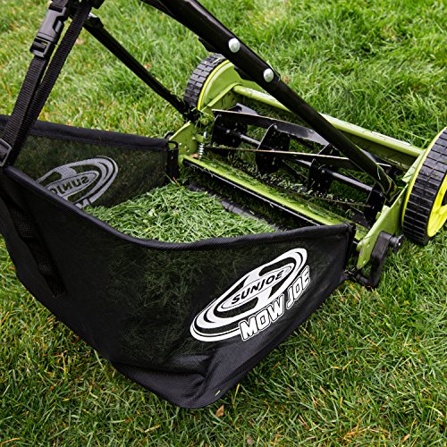 Snow Joe MJ500M 16 inch Manual Reel Mower w/Grass Catcher