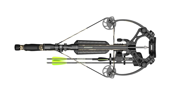 BARNETT Whitetail Hunter STR Crossbow, Mossy Oak Bottomland, Standard 4x32 Scope