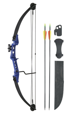 Leader Accessories Compound Bow Youth Bow 19-29lbs 24" - 26" Archery Hunting Equipment with Max Speed 129fps