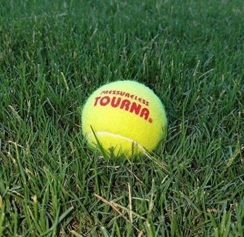 Tourna Pressureless Tennis Balls with Vinyl Tote (45 pack of balls)