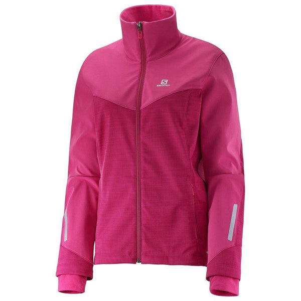 Salomon Pulse Softshell XC Ski Jacket Womens Sz S