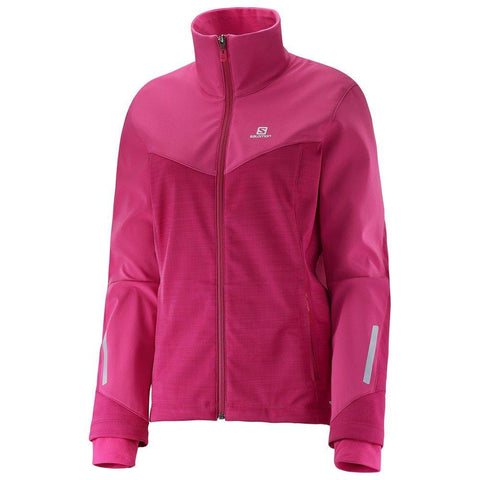 Salomon Pulse Softshell XC Ski Jacket Womens Sz S