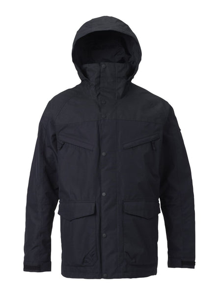 Burton Men's Shell Breach Jacket, True Black/True Black Wax, Medium