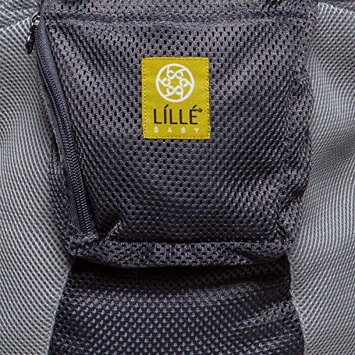 LÍLLÉbaby Complete Airflow Six-Position Baby Carrier, Charcoal/Silver