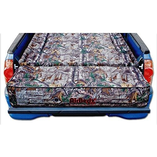 AirBedz PPI 404 Camo 404-Full Full Size 5.5'-5.8' Short Bed with Built-in Rechargeable Battery Air Pump and Tailgate Mattress