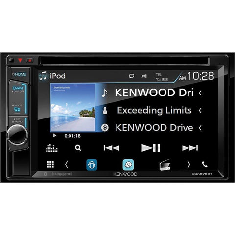 Kenwood DDX575BT in-Dash 2-DIN 6.2" Touchscreen DVD Receiver with Waze, Spotify, Pandora, and YouTube Integration via Weblink