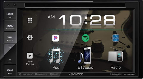 Kenwood Ddx Double DIN SiriusXM Ready Bluetooth In-Dash DVD/CD/Am/FM Car Stereo Receiver W/ 6.2" Touchscreen