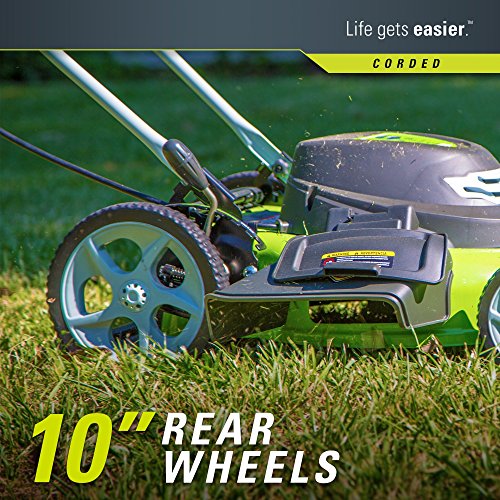 Greenworks 20-Inch 3-in-1  12 Amp Electric Corded Lawn Mower 25022