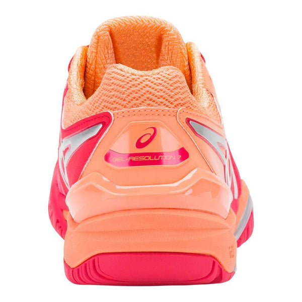 ASICS Womens Gel-Resolution 7 Tennis Shoe, Red Alert/Silver, Size 7 [product _type] ASICS - Ultra Pickleball - The Pickleball Paddle MegaStore