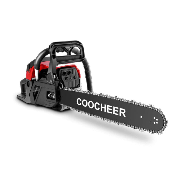 Yiilove 20" 58CC Gas Powered Chainsaw 2 Stroke Handed Petrol Gasoline Chain Saw for Cutting Wood with Tool Kit (Red)