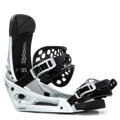 Burton Malavita EST Snowboard Bindings Mens Sz L (10+) Frost