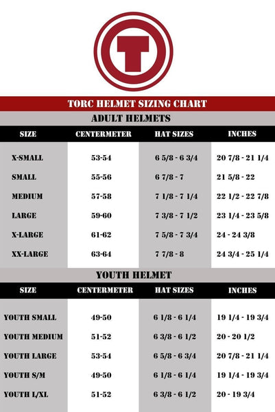 TORC Unisex-Adult Full Face helmet (Flat Black Bullhead, Large)