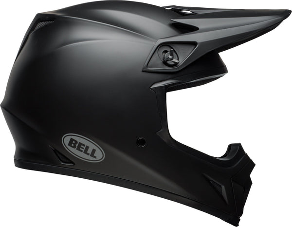 Bell MX-9 MIPS Equipped Motorcycle Helmet (Solid Matte Black, Medium)