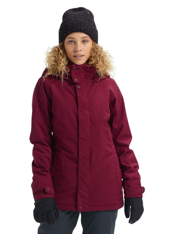Burton Womens Jet Set Jacket, Port Royal Heather New, Small
