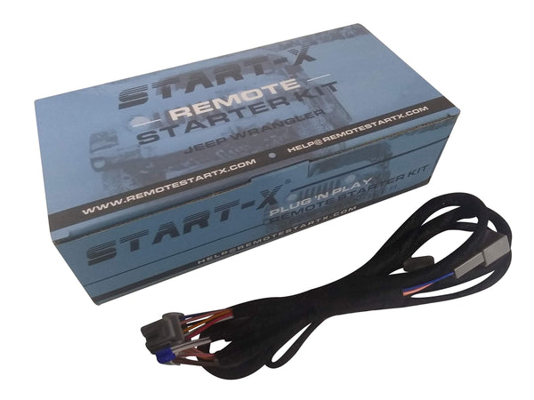 Start-X Remote Starter Kit for Jeep Wrangler & Gladiator Push to Start (All Trims) 2018-2020 Plug & Play || 3X Lock to Remote Start || 10 Minute Install