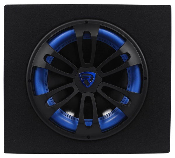 Rockville RVB12.1A 12 Inch 500W Active Powered Car Subwoofer+Sub Enclosure Box