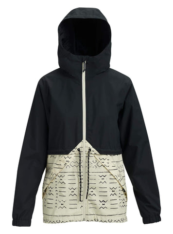 Burton Women's Narraway Jacket, X-Small, True Black/Canvas Bogolanfini