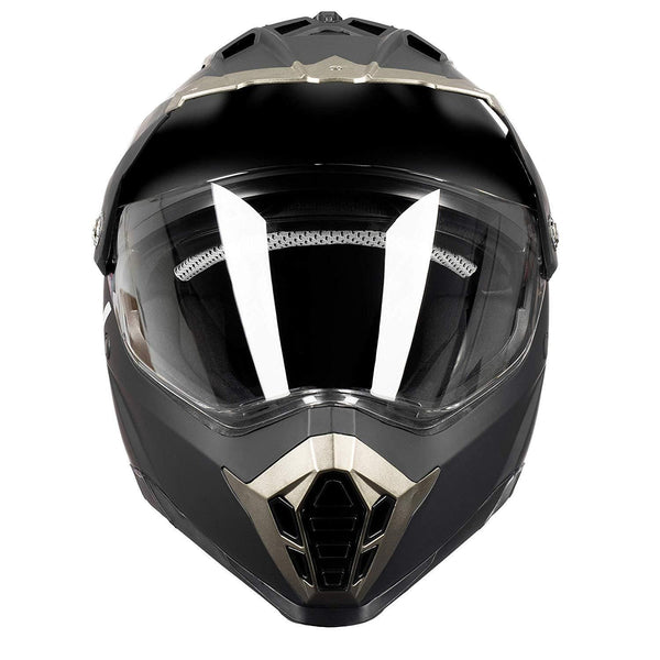 Westt Dirt Bike ATV Motocross DOT Motorcycle Helmet Dual Visor Off Road Full Face