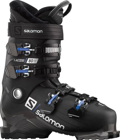 SALOMON X Access 80 Wide Ski Boots Mens Sz 10/10.5 (28/28.5) Black/White