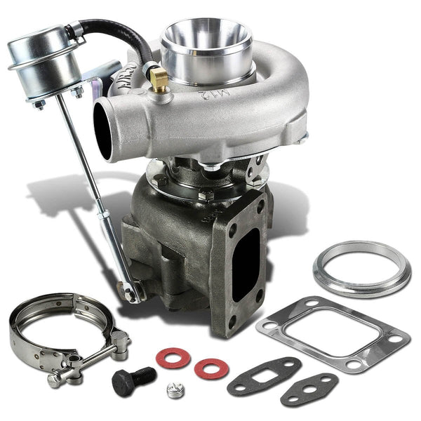 T04E T3/T4 4-Bolt Manifold Flange Stage III Turbocharger with Internal Wastegate Turbine A/R .63