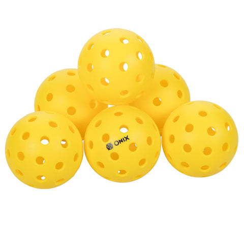 Onix Pure 2 Outdoor Pickleball Balls (6-Pack) Specifically Designed and Optimized for Pickleball [product _type] Onix - Ultra Pickleball - The Pickleball Paddle MegaStore