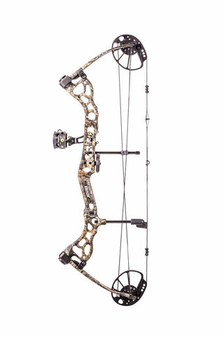 Bear Archery Pledge Compound Bow Includes Trophy Ridge Mist 3-Pin Sight, Whisker Biscuit, Peep Sight, and D-Loop