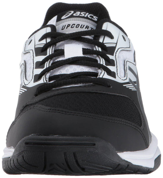 ASICS Womens Upcourt 2 Volleyball Shoe, Black/Silver/White, 10 Medium US [product _type] ASICS - Ultra Pickleball - The Pickleball Paddle MegaStore