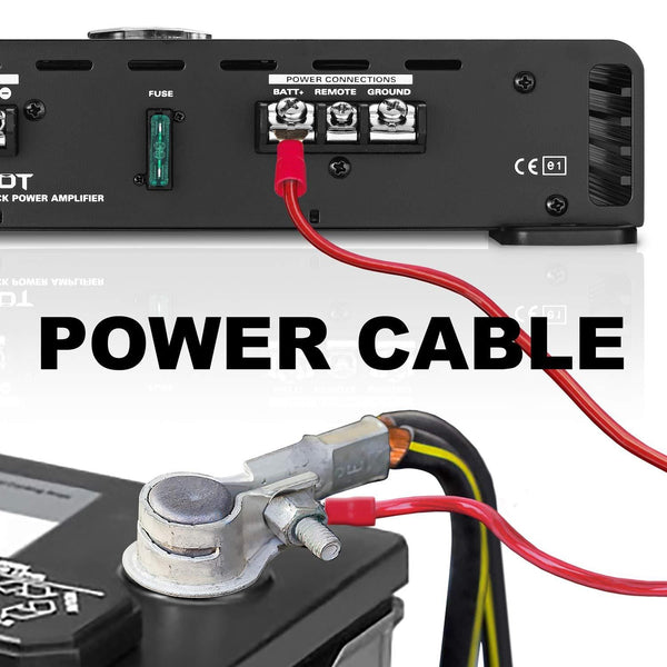 BOSS Audio KIT10 4 Gauge Amplifier Installation Wiring Kit - A Car Amplifier Wiring Kit Helps You Make connections and Brings Power To Your Radio, Subwoofers and Speakers