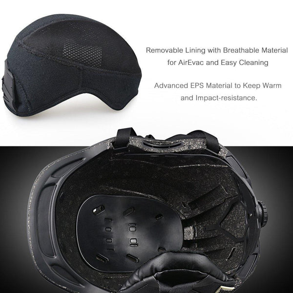 ZIONOR H2 Ski Snowboard Helmet Certified Quality for Men Women with Ventilation Control and Comfortable Liner Black (Medium)