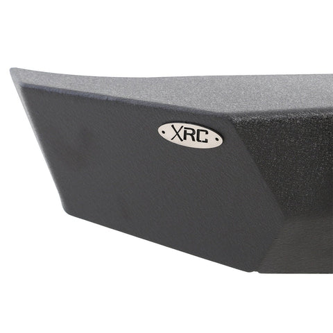 Smittybilt 76855 XRC Textured Black Rear Bumper with 2" Receiver Hitch and D-Ring Mounts