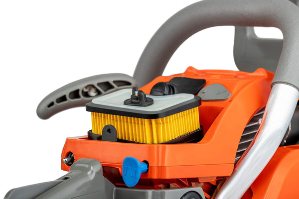 LaGinza LG4610 46CC 16-inch 18-inch 2IN1 Gas Powered Chainsaw with Carrying Case, Orange/Gray