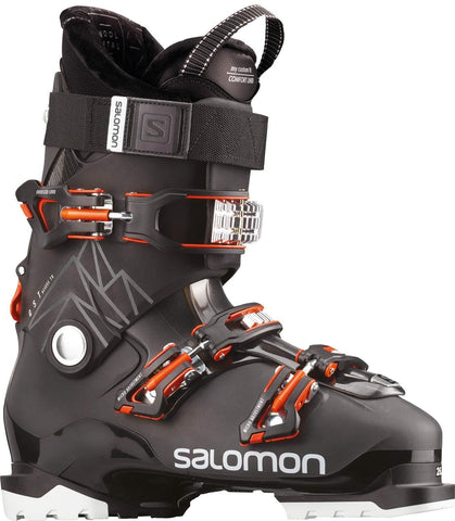 SALOMON QST Access 70 Ski Boots Mens Sz 9/9.5 (27/27.5) Blk/Anthracite/Orange