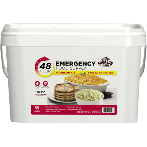 Augason Farms Emergency Food 48 Hour 4 Person Family Pack Survival Food Storage Disaster Prepardness Kit