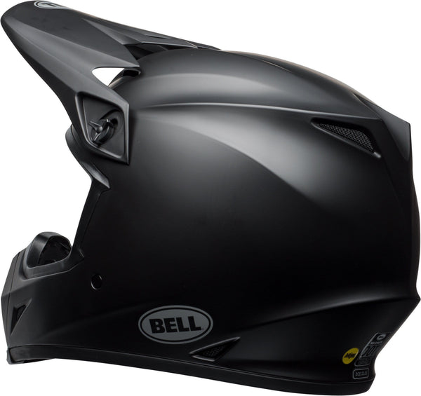 Bell MX-9 MIPS Equipped Motorcycle Helmet (Solid Matte Black, Medium)