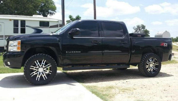 Helo HE835 Gloss Black Machined Wheel - (17x8"/6x5.5")