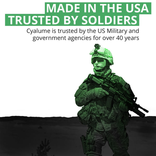 Cyalume Green Glow Sticks - Premium Bright 6" SnapLight Sticks with 12 Hour Duration (10 Pack)