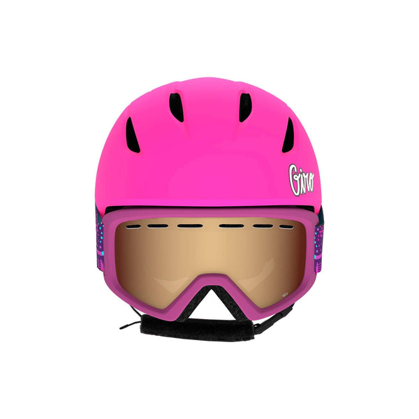 Giro Launch Kids Snow Helmet Goggle Combo Matte Bright Pink/Psych Blossom XS (48.5-52CM) Helmet 7104864 Goggle 7094582