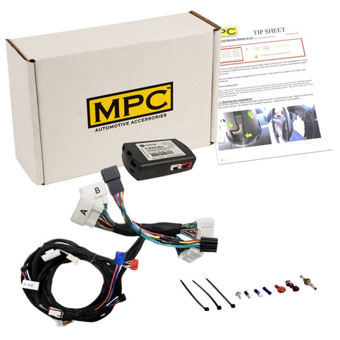 MPC Complete Plug-n-Play Factory Remote Activated Remote Start Kit for 2014-2019 Toyota Highlander Gas Push-to-Start ONLY - Firmware Preloaded