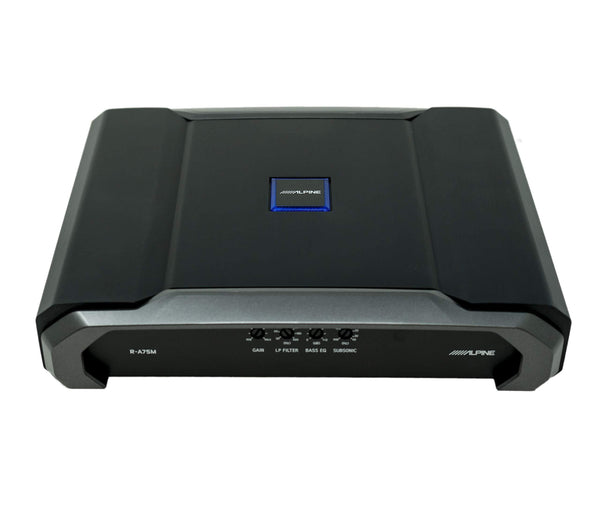 Alpine R-A75M R-Series Mono Digital Amplifier - 750 Watts x 1 at 2-Ohms