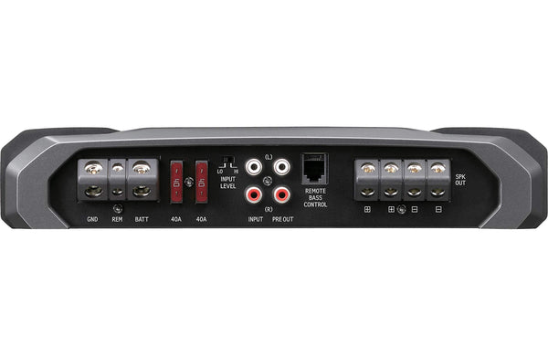 Alpine R-A75M R-Series Monoblock Subwoofer Amplifier - 750 Watts Rms Power with 0 Gauge Amplifier Kit