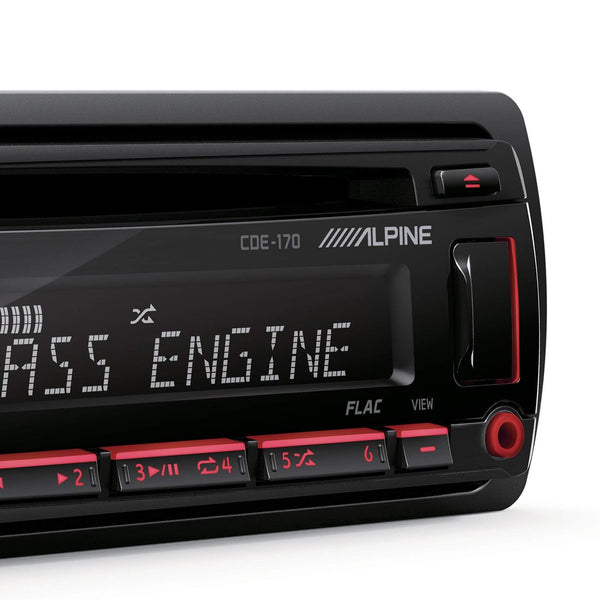 Alpine Single DIN Car Stereo Receiver
