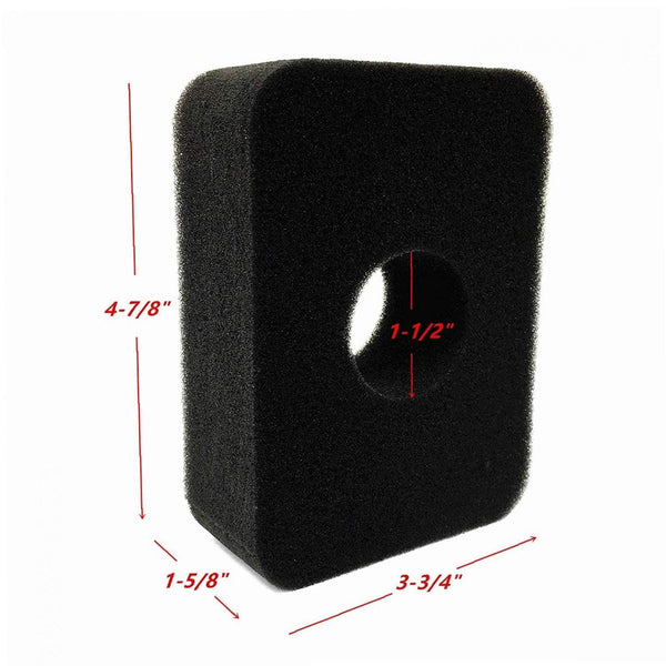 Romote Square Foam Air Filter Element for Honda HS622 HS624 HS621 Gas Snow Blower Replacement Parts & Accessories